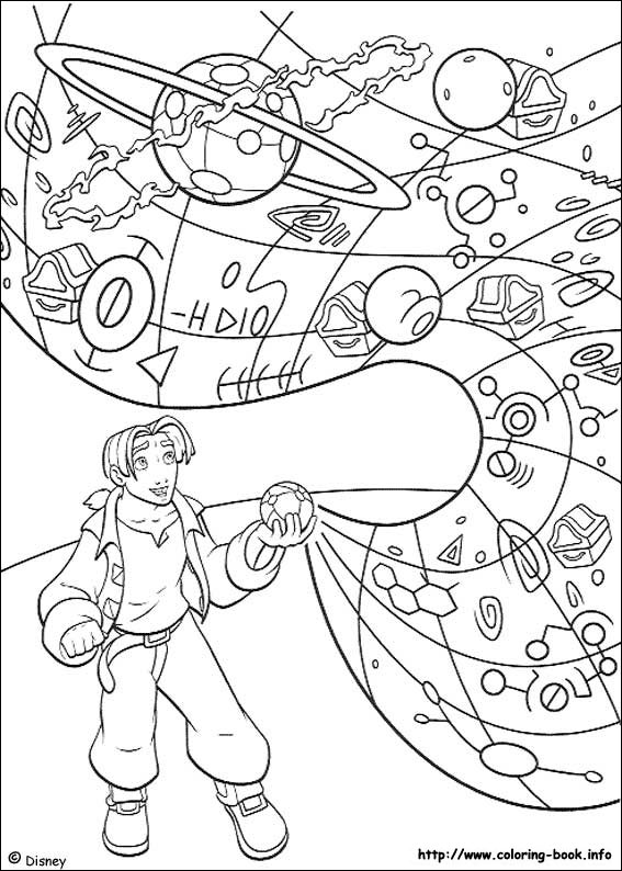 Treasure Planet coloring picture